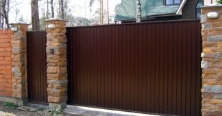 Купить откатные ворота консольные Выборг, цена от 2834 руб.